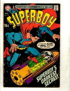 Lot Of 6 Superboy DC Comic Books # 151 154 158 161 163 173 Superman Smallvil GK5