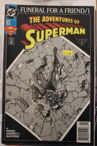 Adventures of Superman 498 NM