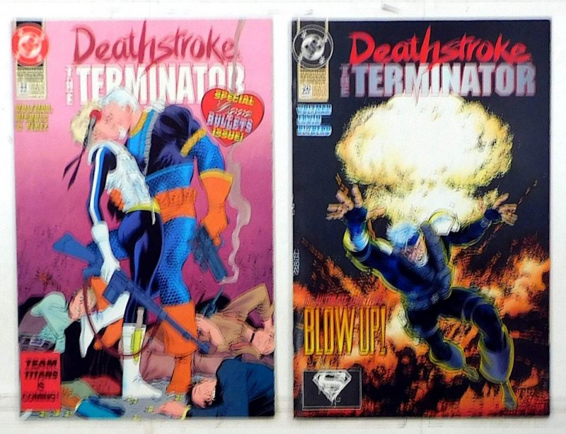 Deathstroke the Terminator Lot of 2 #11, 20 1992 DC Comics 1st Print Comic Books