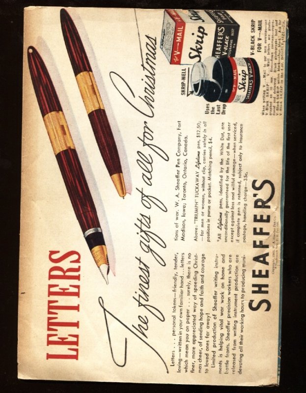 The Shadow Pulp DECEMBER 1943- MURDER BY MOONLIGHT-digest size pulp magazine