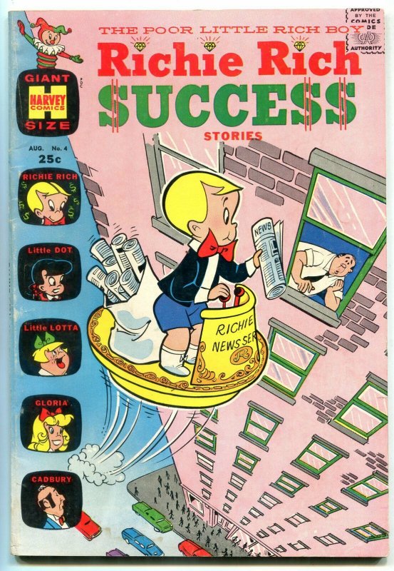 Richie Rich Success Stories #4 1965- Little Dot- Little Lotta -Giant VG