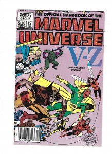 The Official Handbook of the Marvel Universe #12 (1983) b6