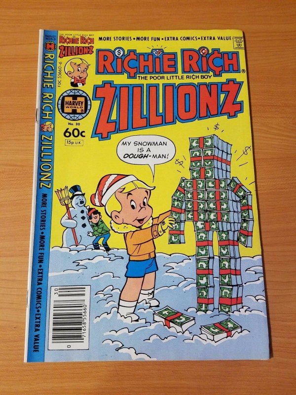 Richie Rich Zillionz #30 ~ NEAR MINT NM ~ 1982 Harvey Comics