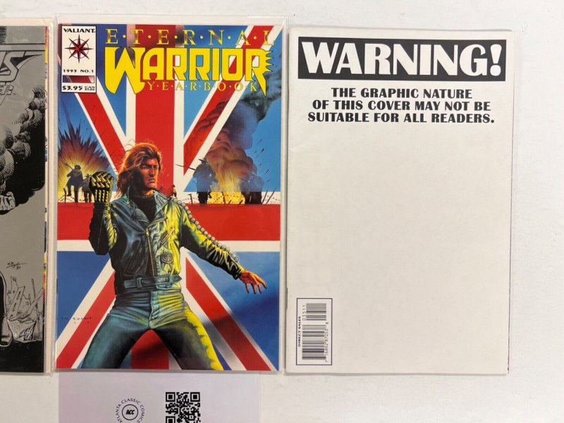 3 Eternal Warriors Valiant Comic Books # 1 25 35 80 JS35