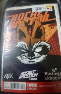 Rocket Raccoon #1 Hastings Cover (2014)