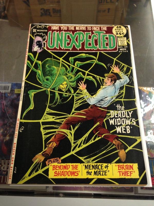 The Unexpected 129 FN- Nick Cardy Spider-Web  (Nov. 1971)