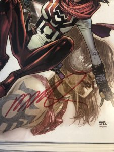 Edge Of Spider-Verse (2022) #1 (CGC 9.8 SS WP) Signed H. Ramos| Variant Cover B