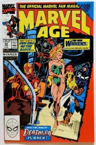 Marvel Age #89 NEW WARRIORS PREVIEW! Marvel Comics June Jun 1990 (VFNM)