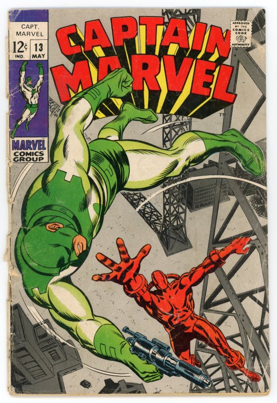 Captain Marvel #13 (1968 v1) Carol Danvers GD-