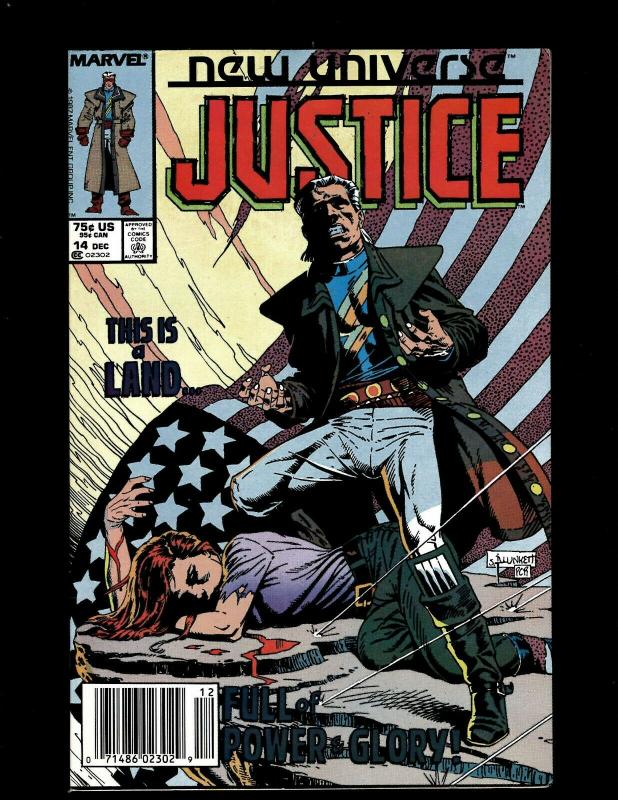 Lot of 12 Justice Marvel Comic Books #4 5 6 10 11 13 14 15 16 17 18 19 J411