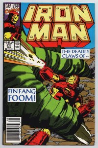 Iron Man #271 Mandarin | Black Widow (Marvel, 1991) FN- 