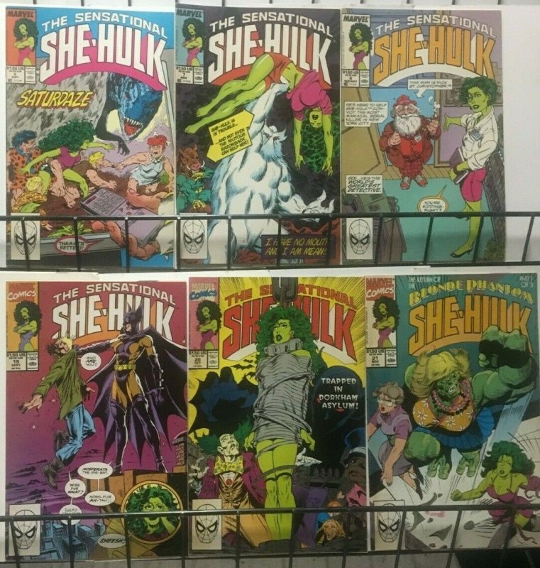 SENSATIONAL SHE-HULK- LOT #1 - 13 ISSUES - MARVEL -1989-91 - FINE