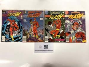 4 Flash DC Comic Books # 8 9 10 11 Batman Robin Superman Wonder Woman 23 JS17