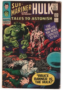 Tales to Astonish #77 (1966) Hulk