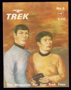 TREK The Magazine for Star Trek Fans #8 June 1977(7/7.5) Ft. Roddenberry Profile