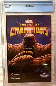 ?~MARVEL~DEADPOOL #9 (2019)~?~NIC KLEIN~HOLE IN HEART~TRADE CVR~?~CGC 9.8~?