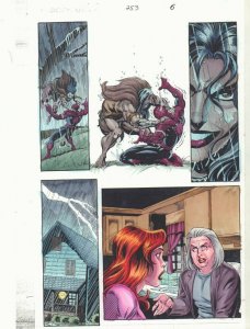 Spectacular Spider-Man #253 p.6 Color Guide Art Kraven the Hunter by John Kalisz