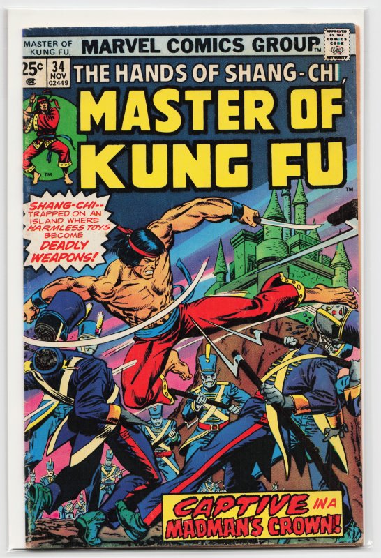 Master of Kung Fu #34 (1975) Master of Kung Fu / Shang-Chi