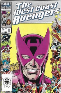 West Coast Avengers #14 Newsstand Edition (1986)