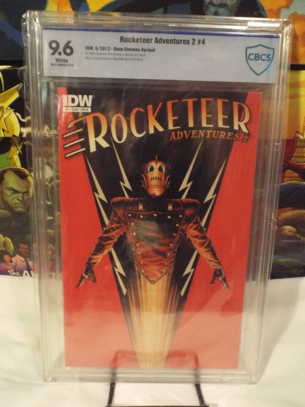 Rocketeer Adventures 2 #4 - CBCS 9.6 - 2012 Marvel - Dave Stevens Cover