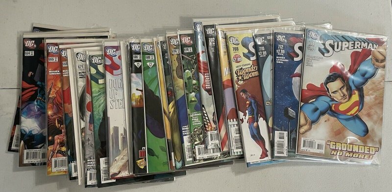 Superman #657 - 714 Lot Of 58