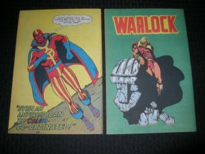 1980 THE COMIC READER Fanzine #178 & 184 VF 8.0 Mary Marvel / Warlock