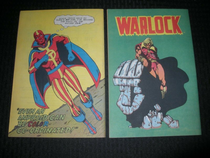 1980 THE COMIC READER Fanzine #178 & 184 VF 8.0 Mary Marvel / Warlock