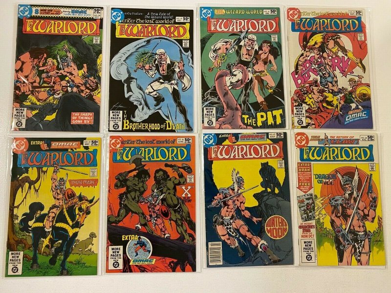 Warlord DC comic lot 50 different from: #3 - 58 avg 7.0 (1976-82)