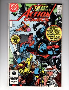 Action Comics #552 (1984) SUICIDE SQUAD! ANIMAL MAN & MORE !!!  / ECA1a