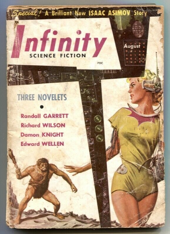 Infinity Science Fiction August 1950- Asimov- Ellison FR