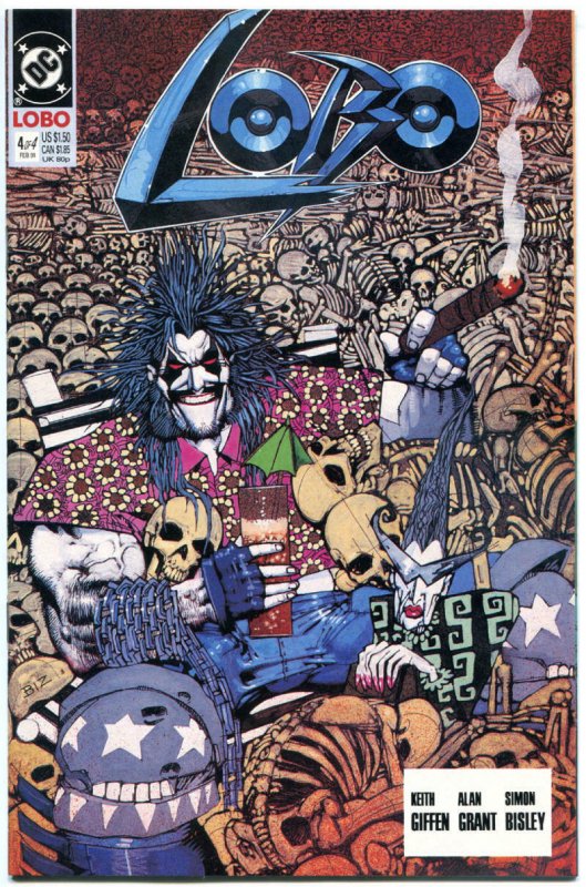 LOBO 4, NM+, Mini-series, Simon Bisley, Alan Grant, 1990, more in store