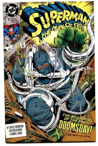 SUPERMAN THE MAN OF STEEL #18 DC  comic book FIRST DOOMSDAY-DC