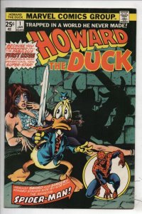 HOWARD THE DUCK #1, VF/NM, Frank Brunner, Spider-man,1976, Marvel