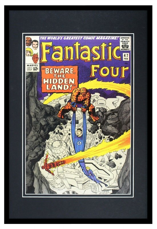 Fantastic Four #47 Marvel Framed 12x18 Official Repro Cover Display 