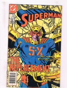 Superman #418 NM DC Comics The Replacement Comic Book JLA April 1986 DE33 CH19