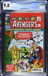 Avengers: Facsimile Edition 1 CGC 9.8  Reprints Avengers 1 (9/63)