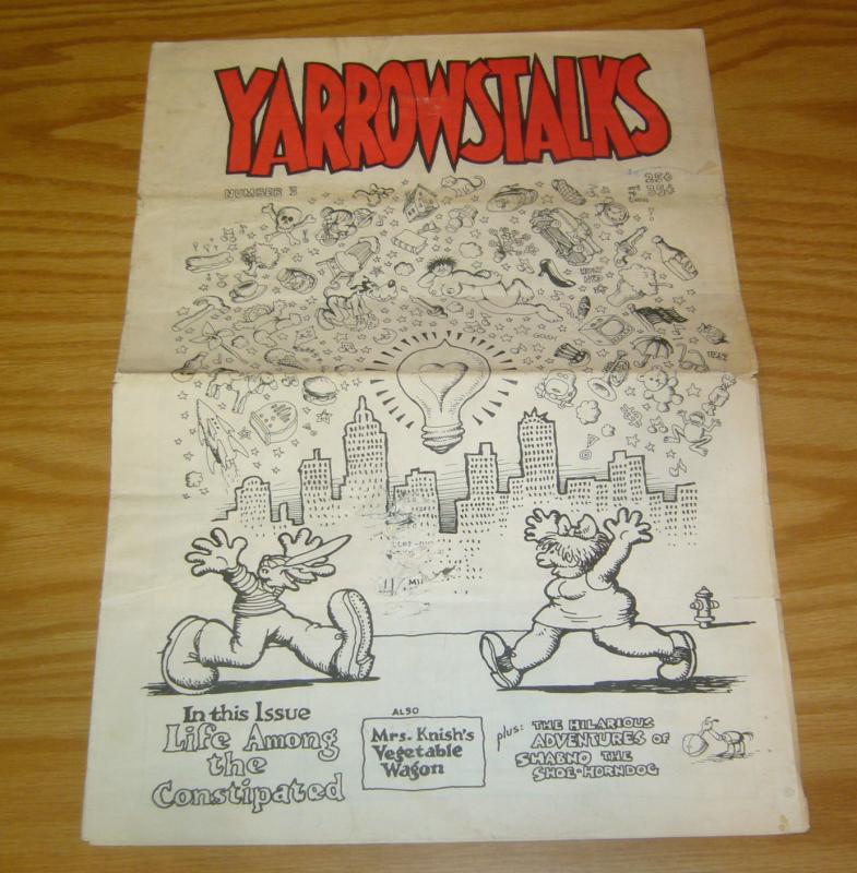 Yarrowstalks #3 underground comix newspaper - all robert crumb mr. natural 1967