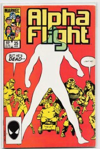 Alpha Flight #25 (1985) Alpha Flight