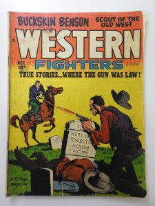 Western Fighters #25 (1950) Vol 3 #1 W/Buckskin Benson! Good- Condition!