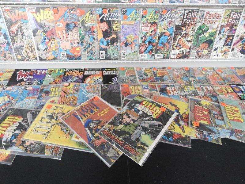 Huge Lot 170+ Comics  W/ Fantastic Four, Action Comics, +More! Avg FN/VF Cond