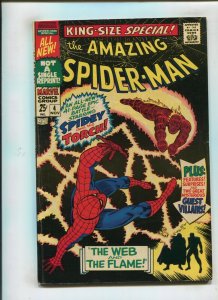 SPIDER-MAN SPECIAL #4 (6.0/6.5) THE WEB AND THE FLAME!! 1967