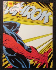 1992 MARVEL Entertainment Group 2 Pocket Folder VF+ Spidey Hulk Silver Surfer