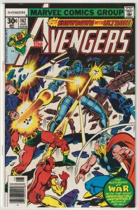 Avengers #162 (Aug 1977, Marvel), FN-VFN (7.0), Ultron-8 app, 1st Jocasta