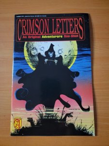 Crimson Letters #1 One-Shot Horror ~ NEAR MINT NM ~ 1990 Adventure Comics