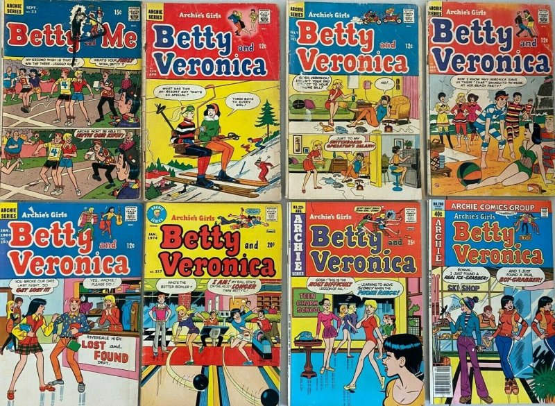 Vintage betty + veronica archie comic lot 12 difference 