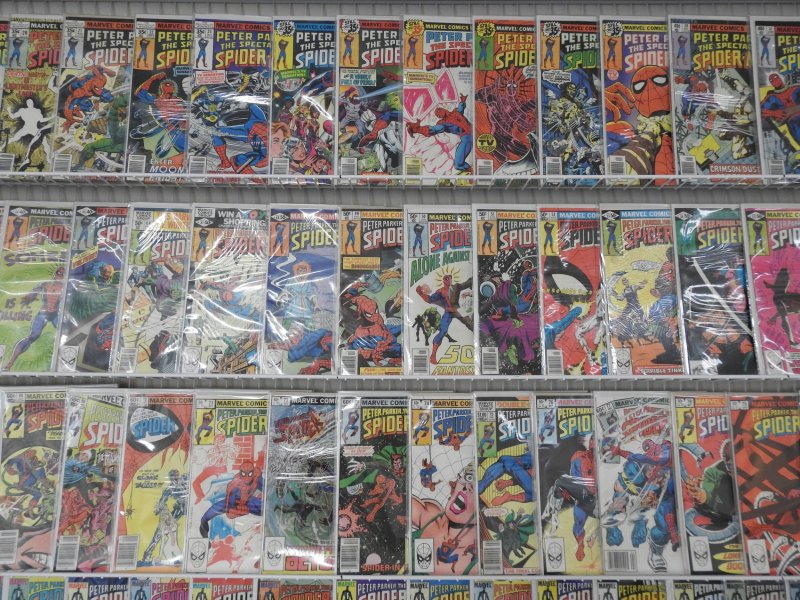Spectacular Spider-Man #1-263 (missing #250-253) + Some Annuals! Avg. VF-