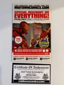 Civil War 2 # 1 VF+ Kingpin Signed Marvel Comic Book Variant Cover (2016)