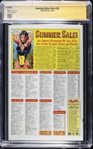 Amazing Spider-Man (1992) # 365 (CGC 9.8) Signed & Sketch Mark Bagley  * 1st App