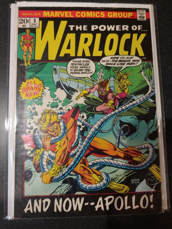 ​The Power of Warlock #3 Gil Kane F+