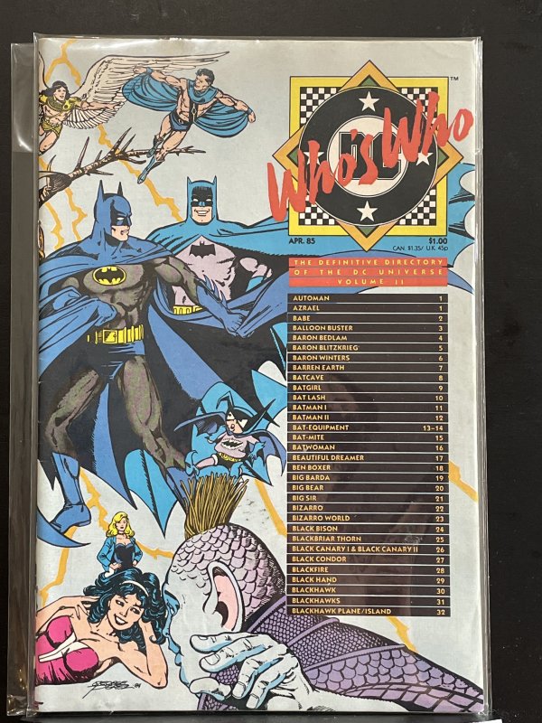 Who's Who: The Definitive Directory of the DC Universe #2 (1985)